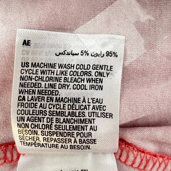 JM Collection Womens Size 1X Coral Floral Print 3/4 Sleeve Top - Picture 9 of 11